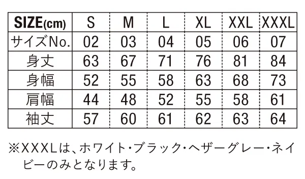 サイズ展開